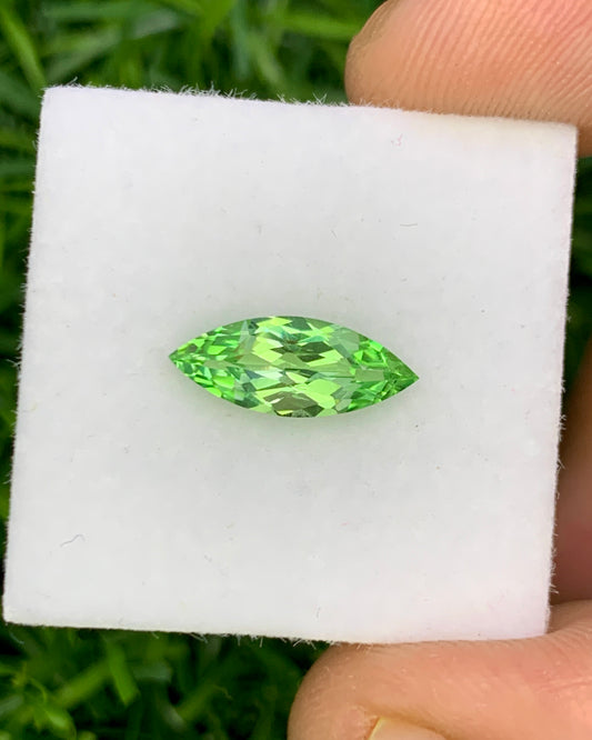 Natural Tsavorite 1.16 Carat 11.7x4.7 MM Marquise Shape Faceted Gemstone