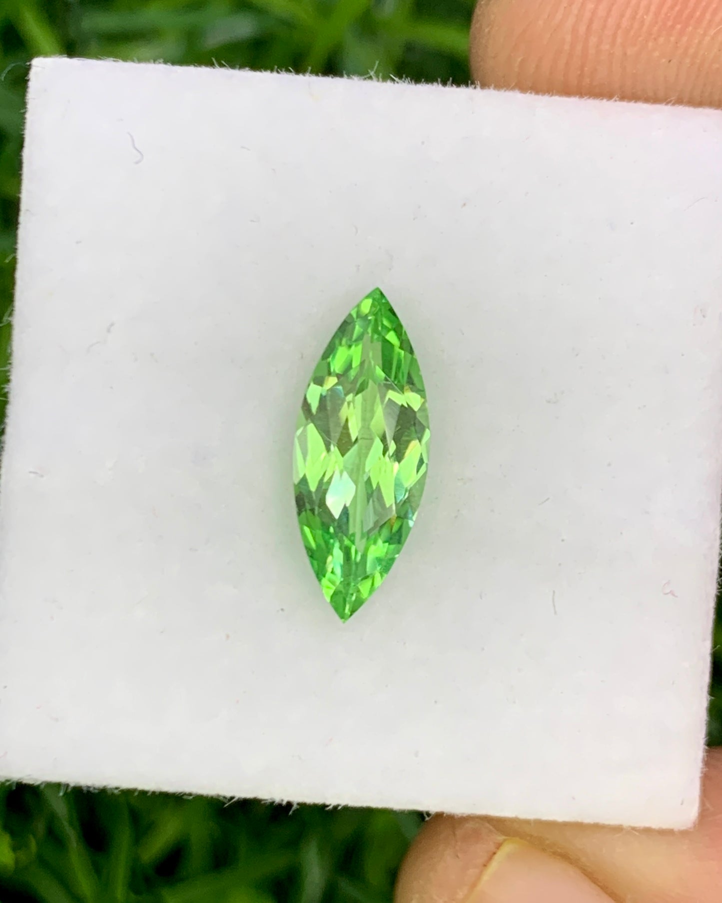 Natural Tsavorite 1.16 Carat 11.7x4.7 MM Marquise Shape Faceted Gemstone