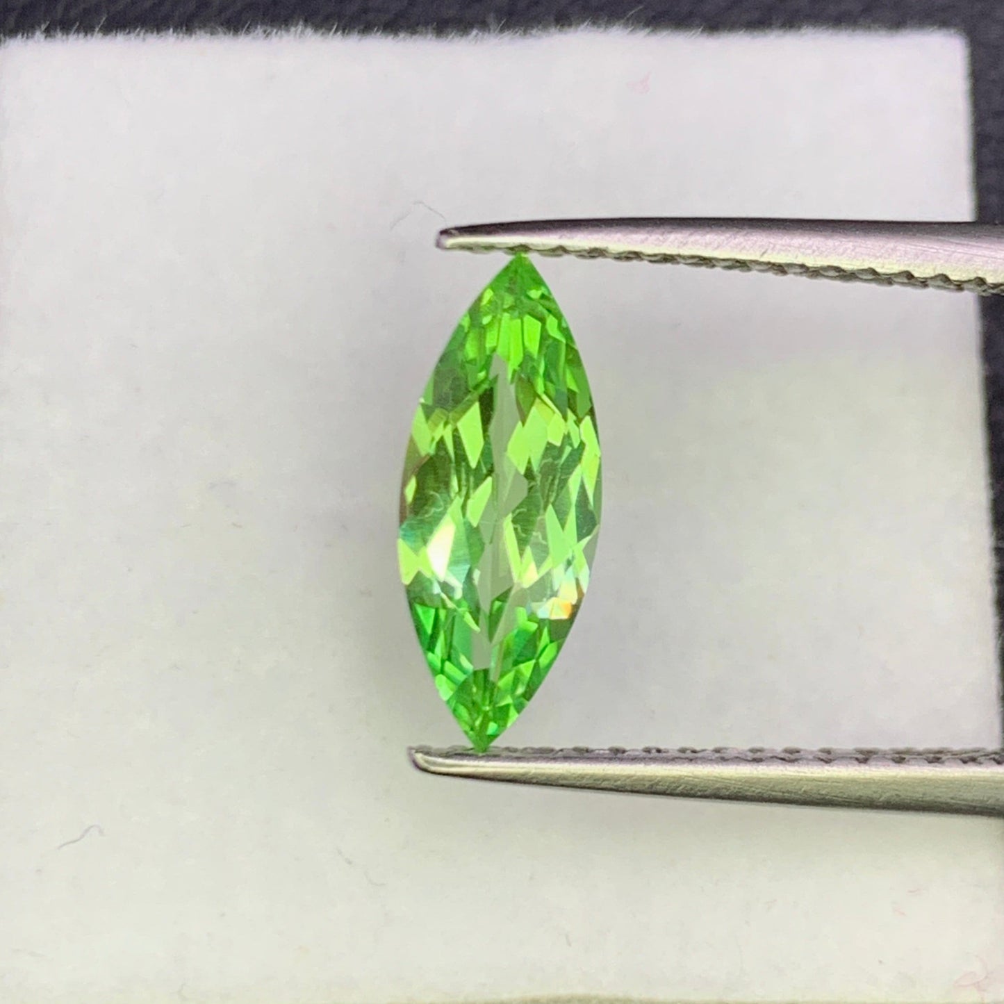 Natural Tsavorite 1.16 Carat 11.7x4.7 MM Marquise Shape Faceted Gemstone