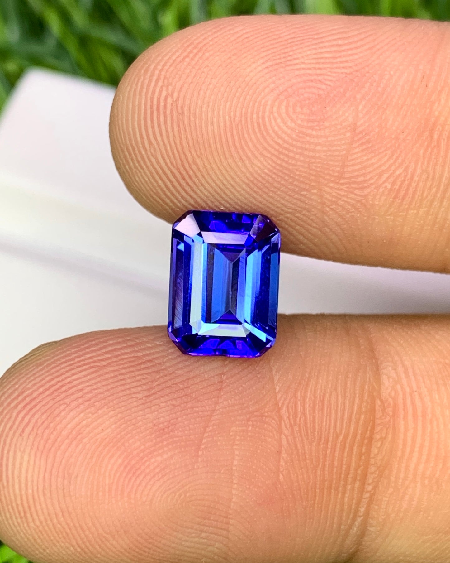 Natural Blue Tanzanite 2.26 Carat 8.9x6.8 MM Octagon Shape Faceted Gemstone
