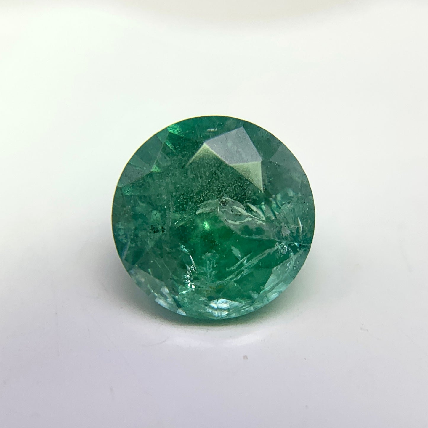 Natural Rare Kornerupine 0.79 Carat 5.8x5.8 MM Round Shape Faceted Gemstone