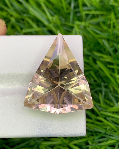 Natural Topaz 26.53 Carat 25x21.5 MM Fancy Shape Faceted Gemstone