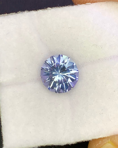 Natural Bi Color Tanzanite 1.20 Carat 7x7 MM Fancy Shape Faceted Gemstone