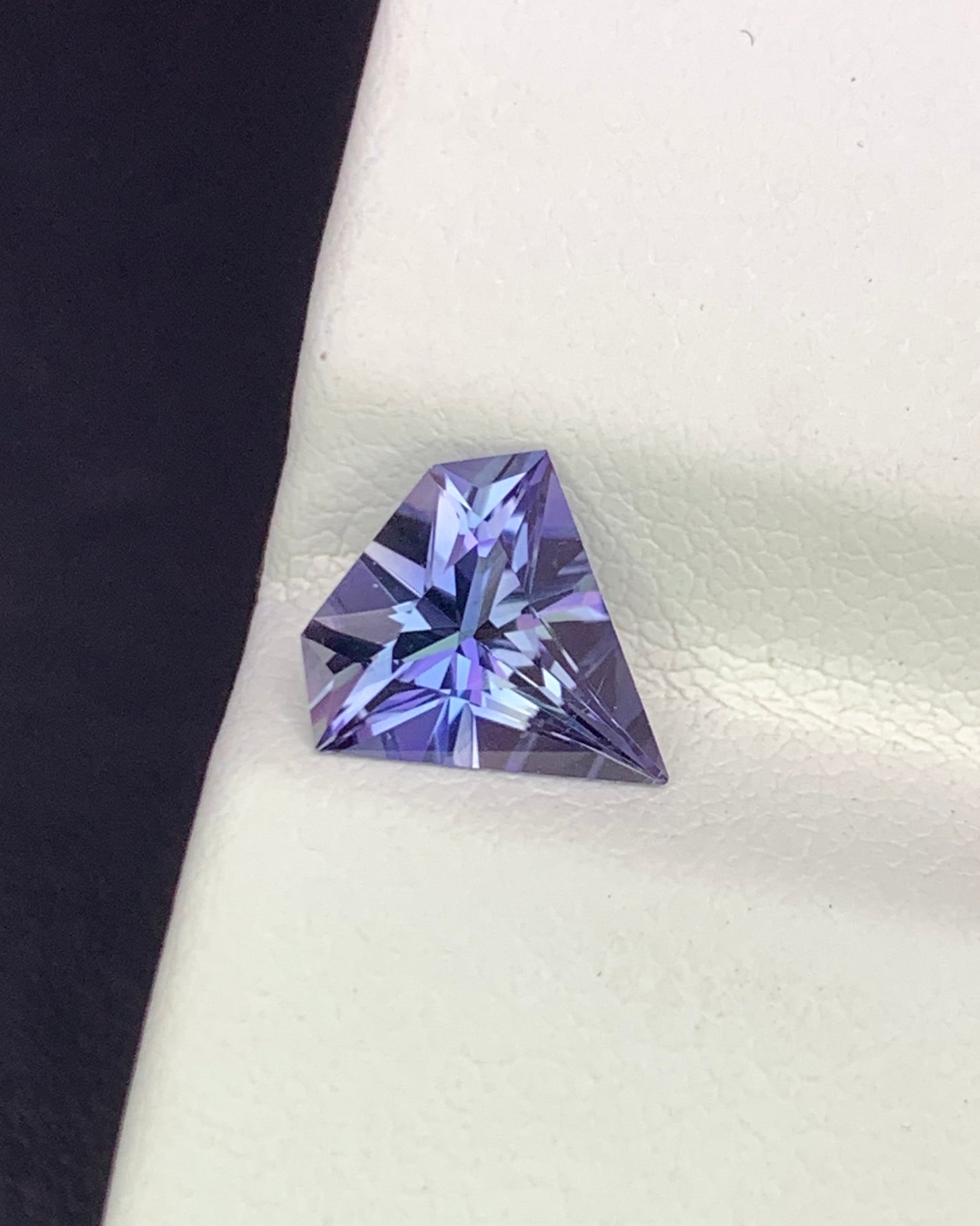 Natural Bi Color Tanzanite 1.47 Carat 8.8x8.6 MM Fancy Shape Faceted Gemstone