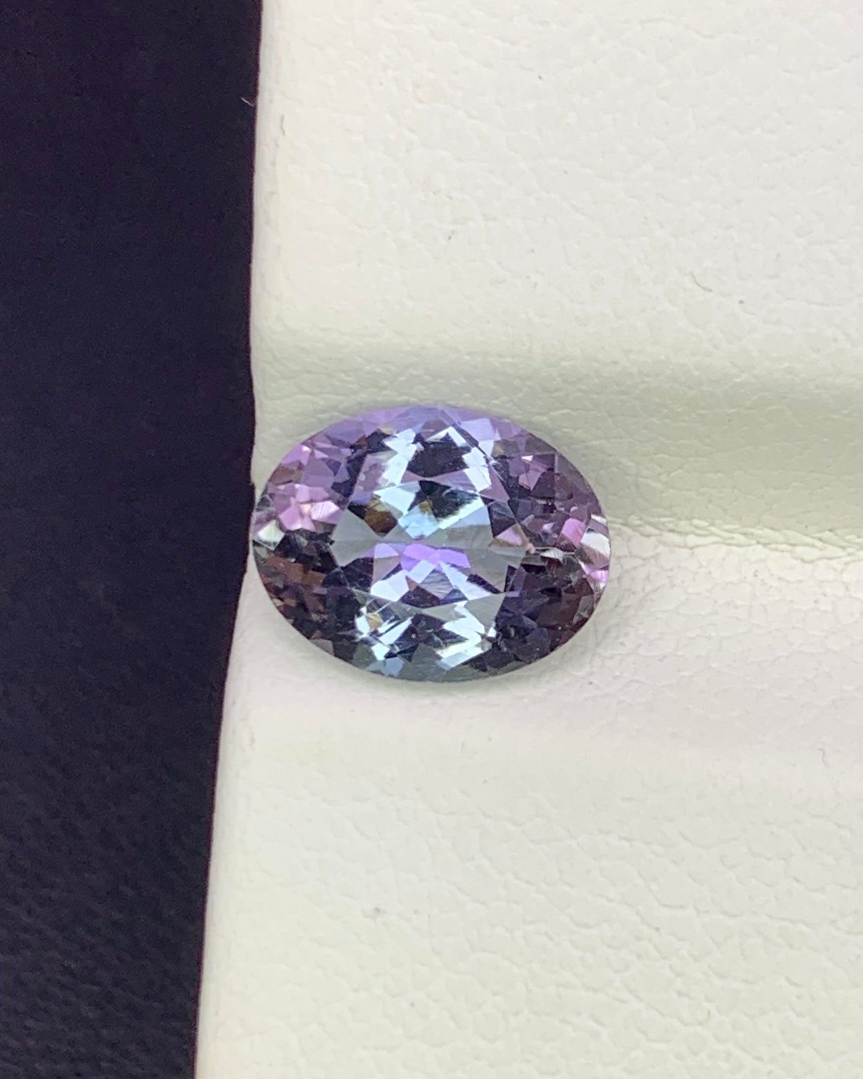 Natural Bi Color Tanzanite 2.00 Carat 8.8x6.8 MM Oval Shape Faceted Gemstone 