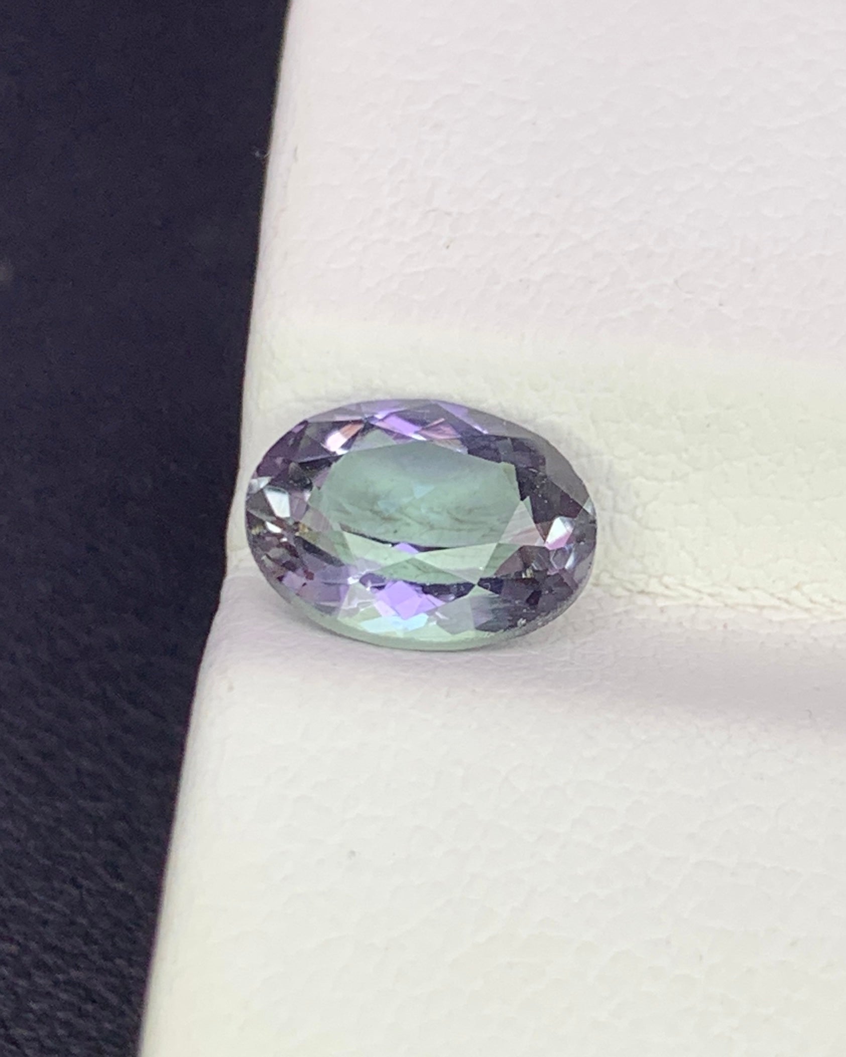 Natural Bi Color Tanzanite 2.00 Carat 8.8x6.8 MM Oval Shape Faceted Gemstone 