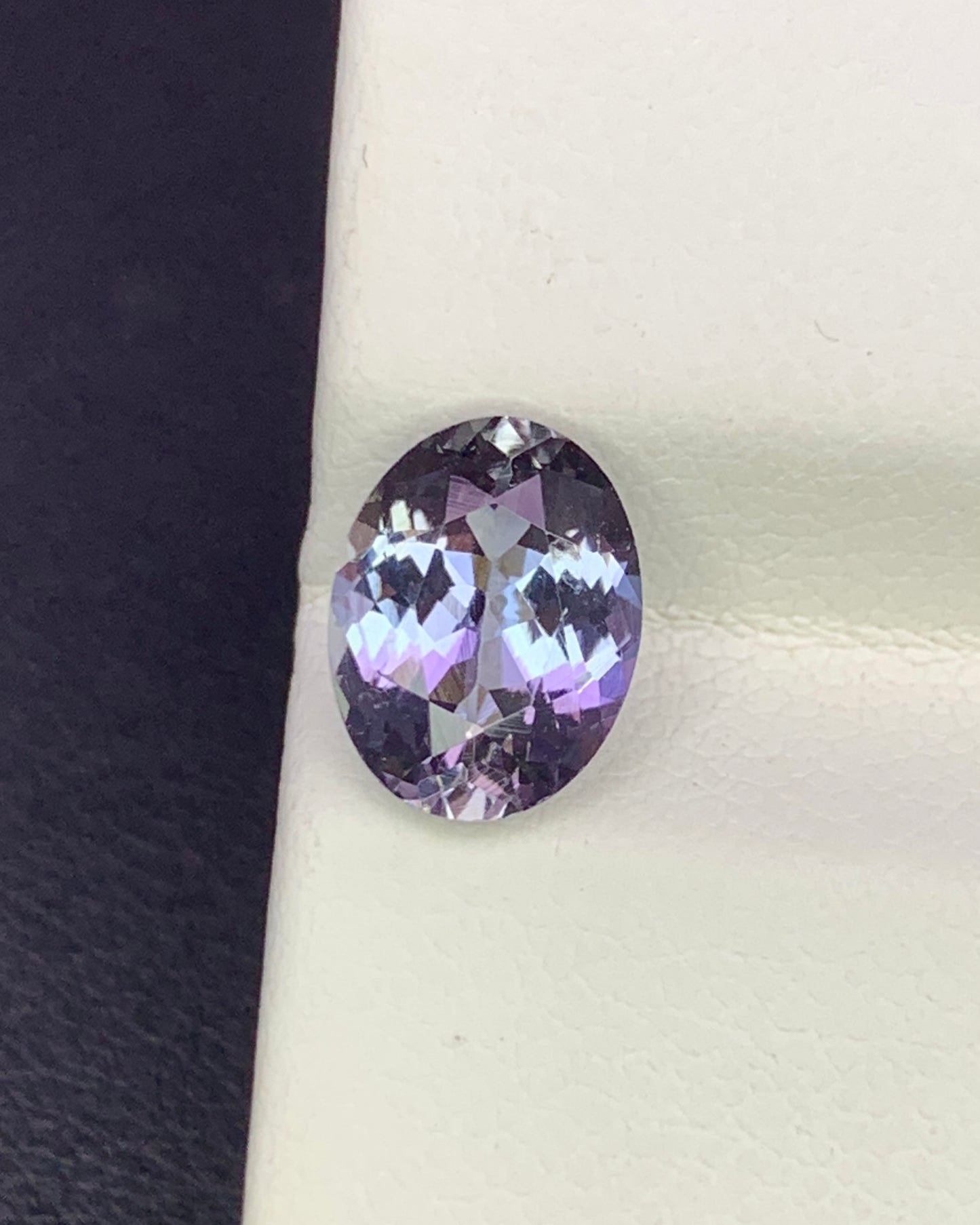 Natural Bi Color Tanzanite 2.00 Carat 8.8x6.8 MM Oval Shape Faceted Gemstone 