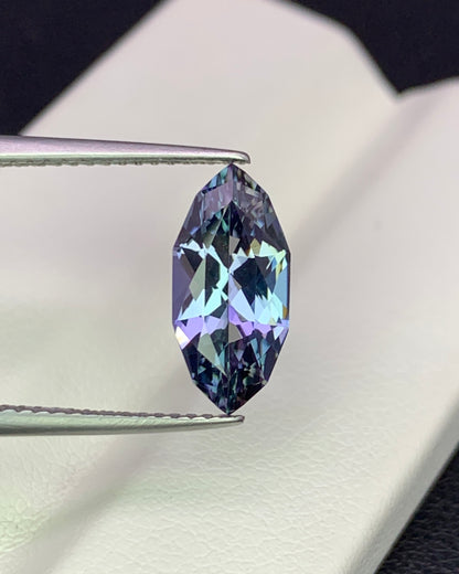 Natural Bi Color Tanzanite 2.09 Carat 13.2x6.2 MM Fancy Marquise Shape Faceted Gemstone
