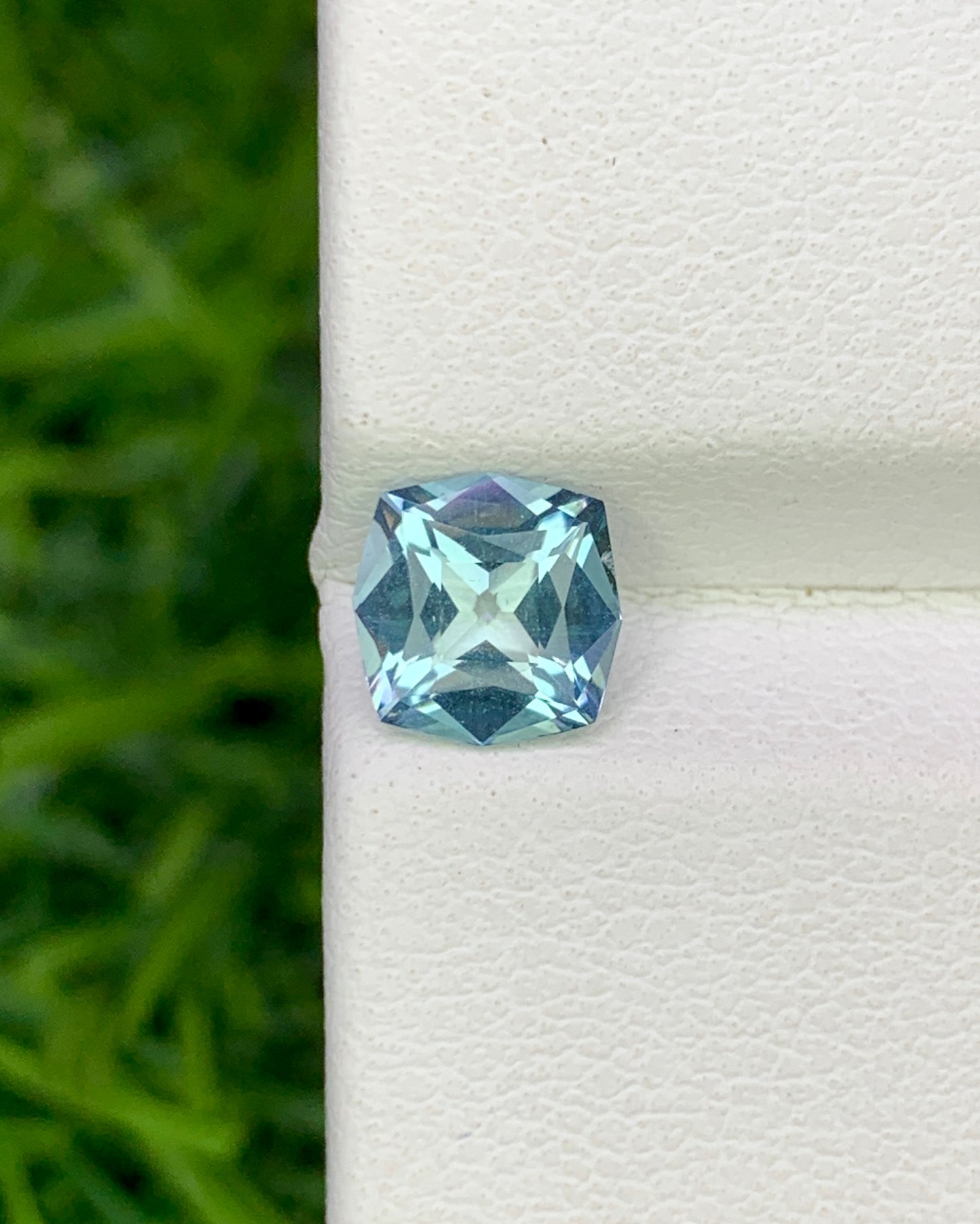 Natural Aquamarine 0.76 Carat 6.2x6.1 MM Fancy Shape Faceted Gemstone