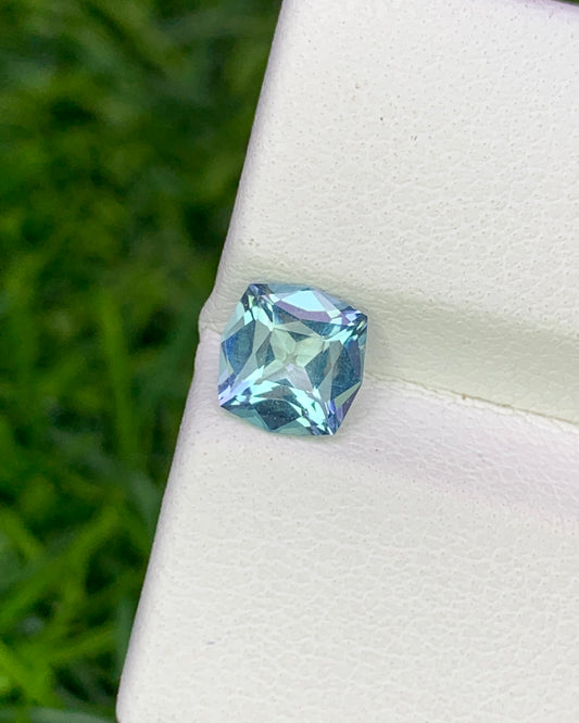 Natural Aquamarine 0.76 Carat 6.2x6.1 MM Fancy Shape Faceted Gemstone