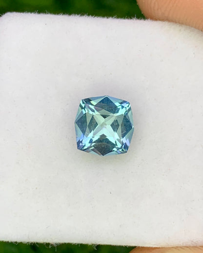 Natural Aquamarine 0.76 Carat 6.2x6.1 MM Fancy Shape Faceted Gemstone