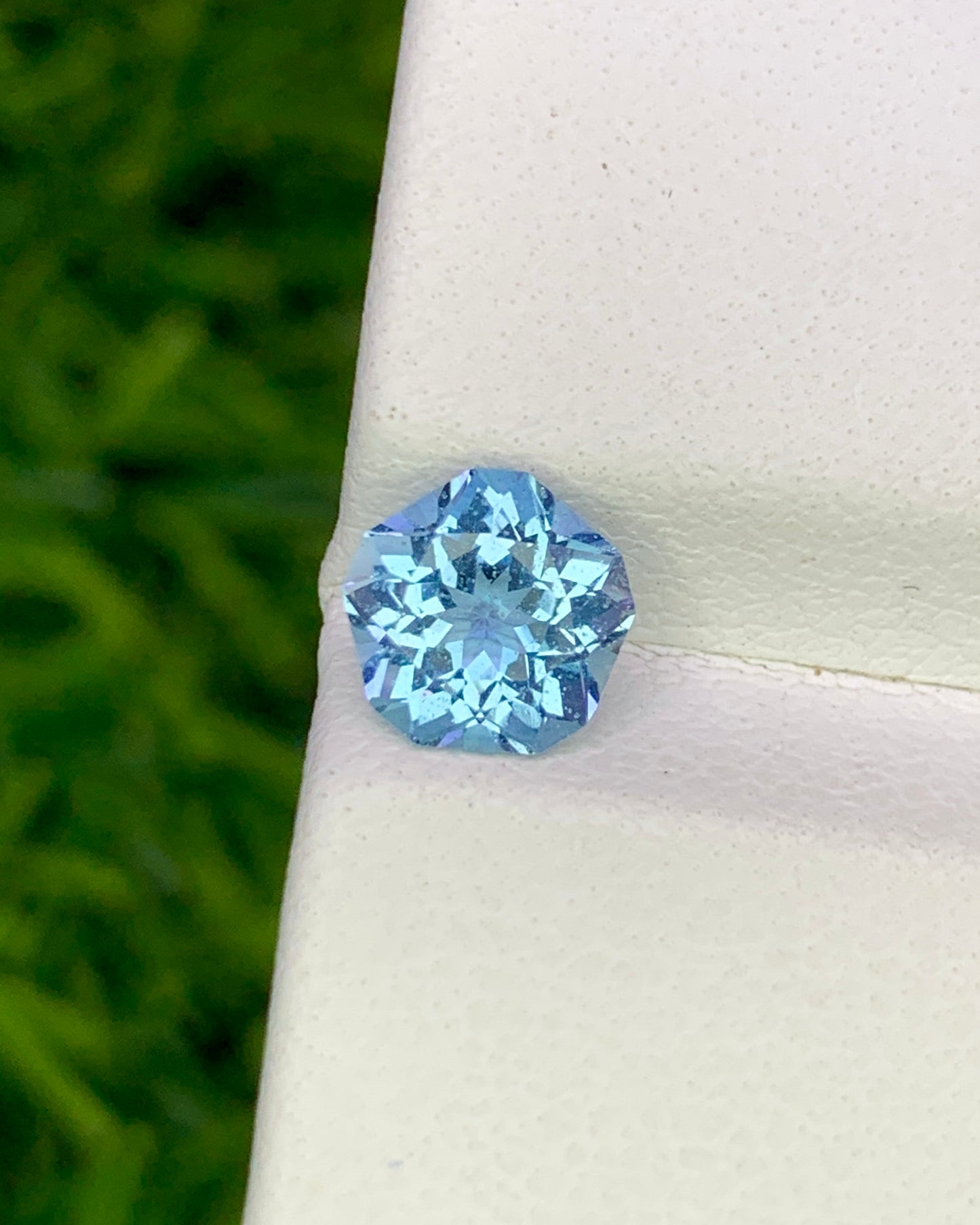 Natural Aquamarine 0.83 Carat 6.3x6.3 MM Fancy Shape Faceted Gemstone