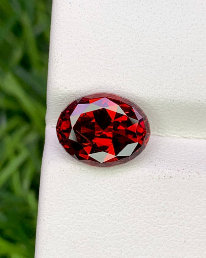 Natural Red Garnet 3.54 Carat 10x8 MM Fancy Shape Faceted Gemstone