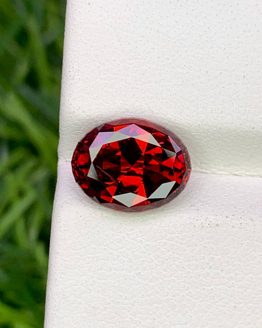 Natural Red Garnet 3.54 Carat 10x8 MM Fancy Shape Faceted Gemstone