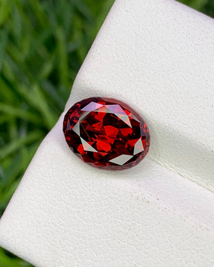 Natural Red Garnet 3.54 Carat 10x8 MM Fancy Shape Faceted Gemstone