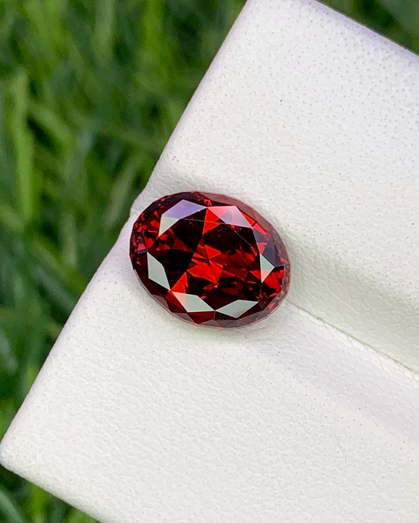 Natural Red Garnet 3.54 Carat 10x8 MM Fancy Shape Faceted Gemstone