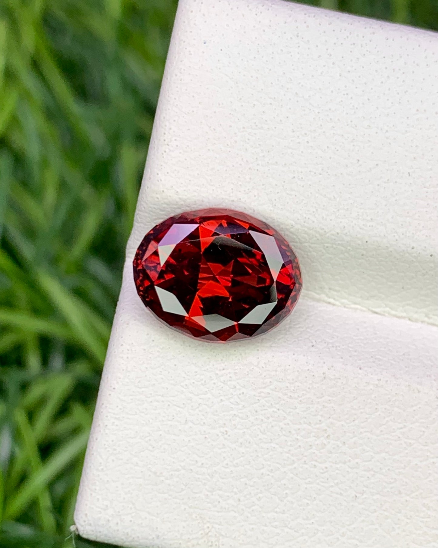 Natural Red Garnet 3.54 Carat 10x8 MM Fancy Shape Faceted Gemstone