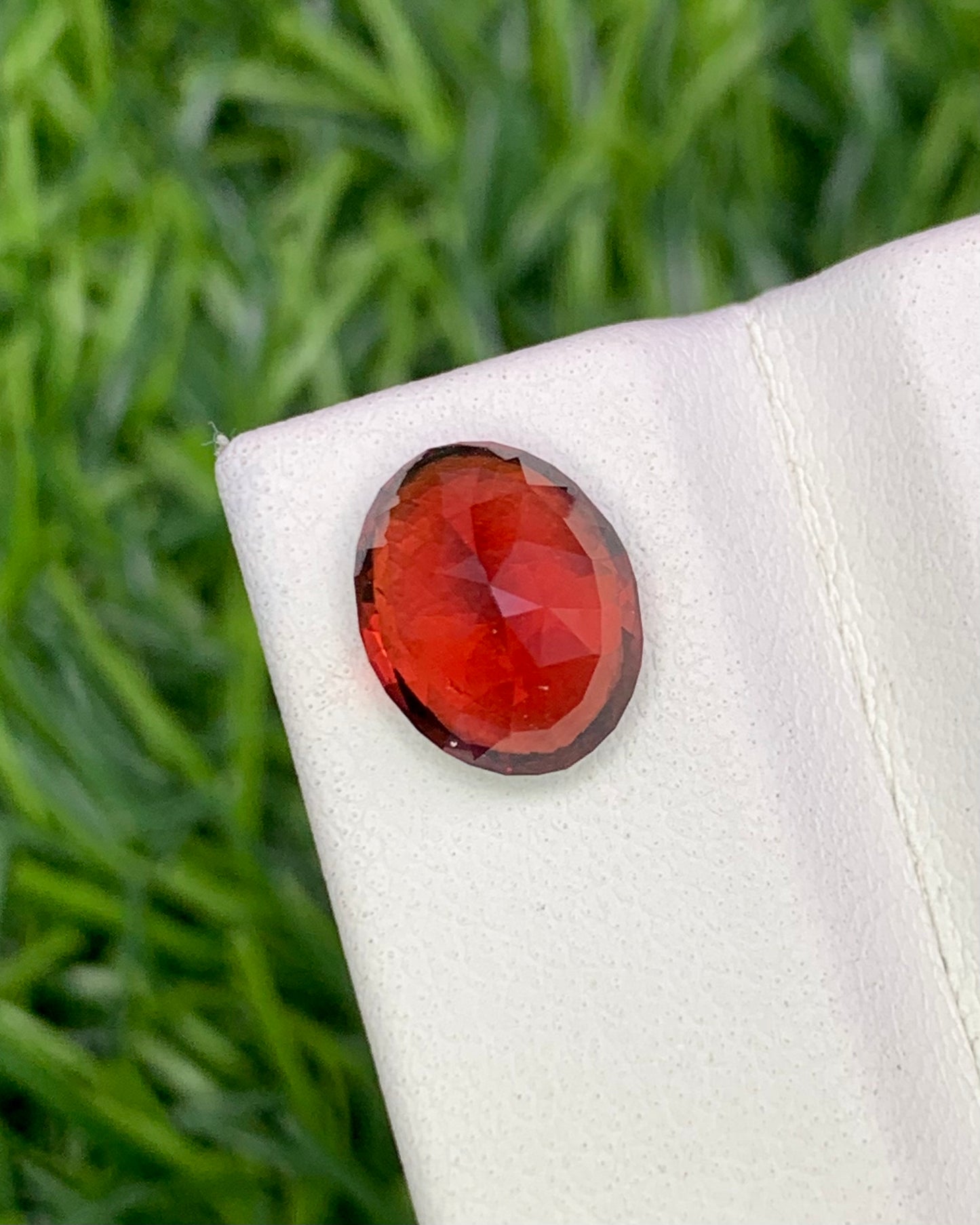 Natural Red Garnet 3.54 Carat 10x8 MM Fancy Shape Faceted Gemstone