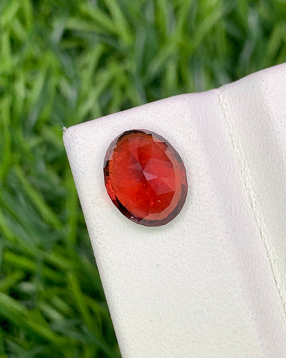 Natural Red Garnet 3.54 Carat 10x8 MM Fancy Shape Faceted Gemstone