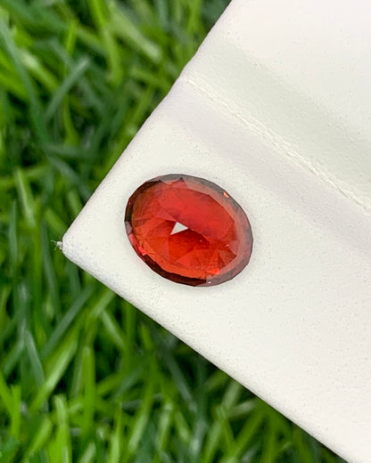 Natural Red Garnet 3.54 Carat 10x8 MM Fancy Shape Faceted Gemstone