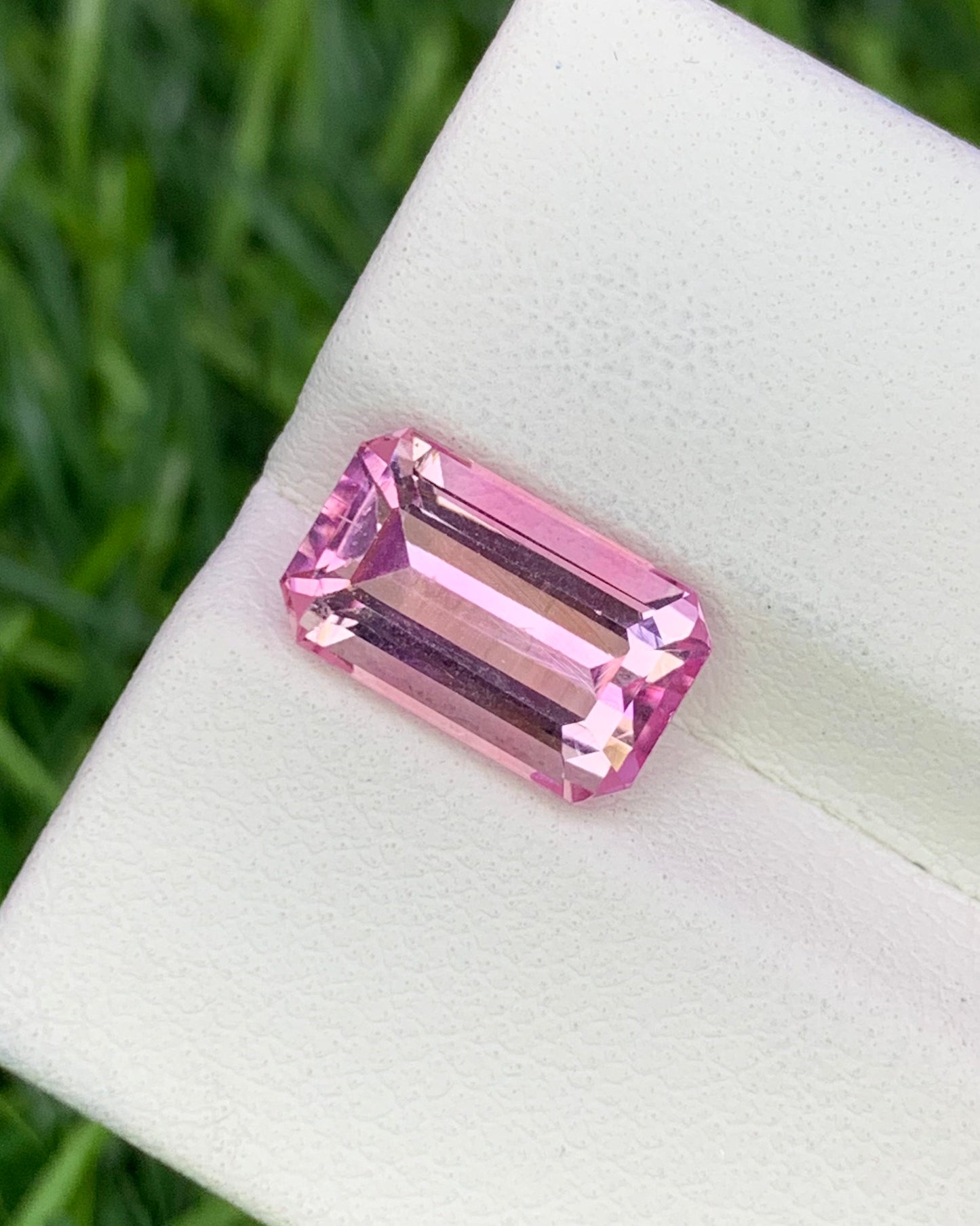 Natural Pink Tourmaline 3.05 Carat 10.6x6.5 MM Octagon Shape Faceted Gemstone