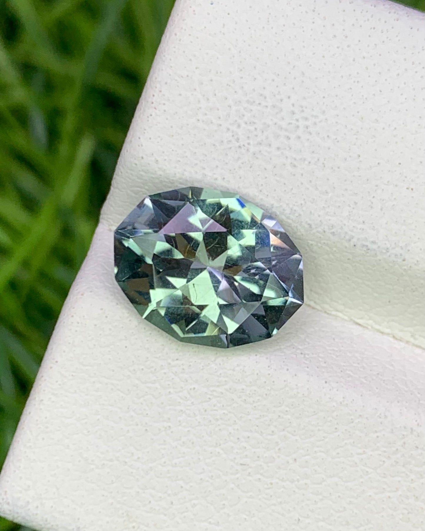 Natural Gray Tourmaline 2.57 Carat 10.8x8.5 MM Oval Shape Faceted Gemstone