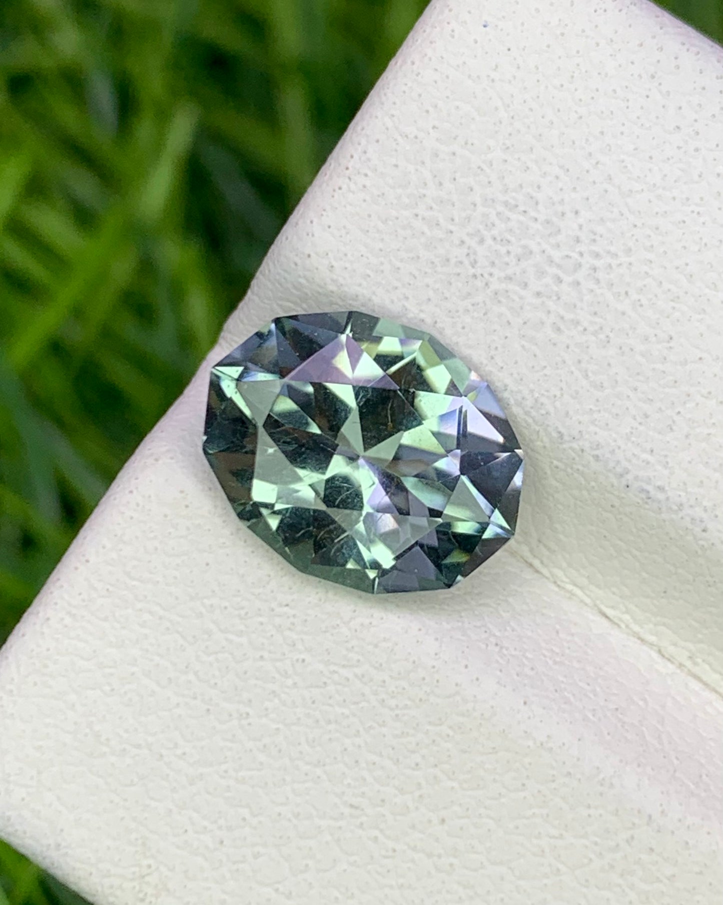 Natural Gray Tourmaline 2.57 Carat 10.8x8.5 MM Oval Shape Faceted Gemstone