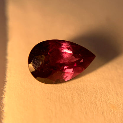 Natural Color Change Garnet 1.25 Carat 8.6x5.5 MM Pear Shape Faceted Gemstone