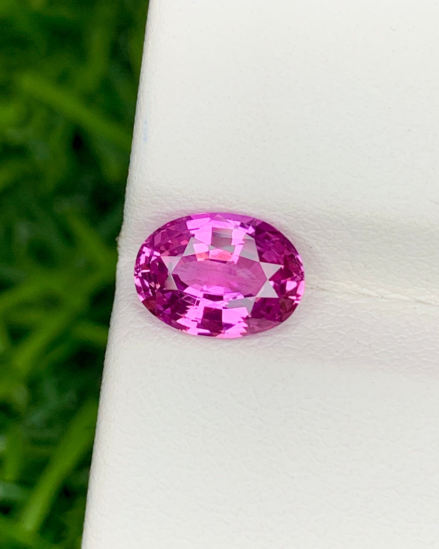 Natural Pink Sapphire 1.90 Carat 8.4x6.2 MM Oval Shape Faceted Gemstone