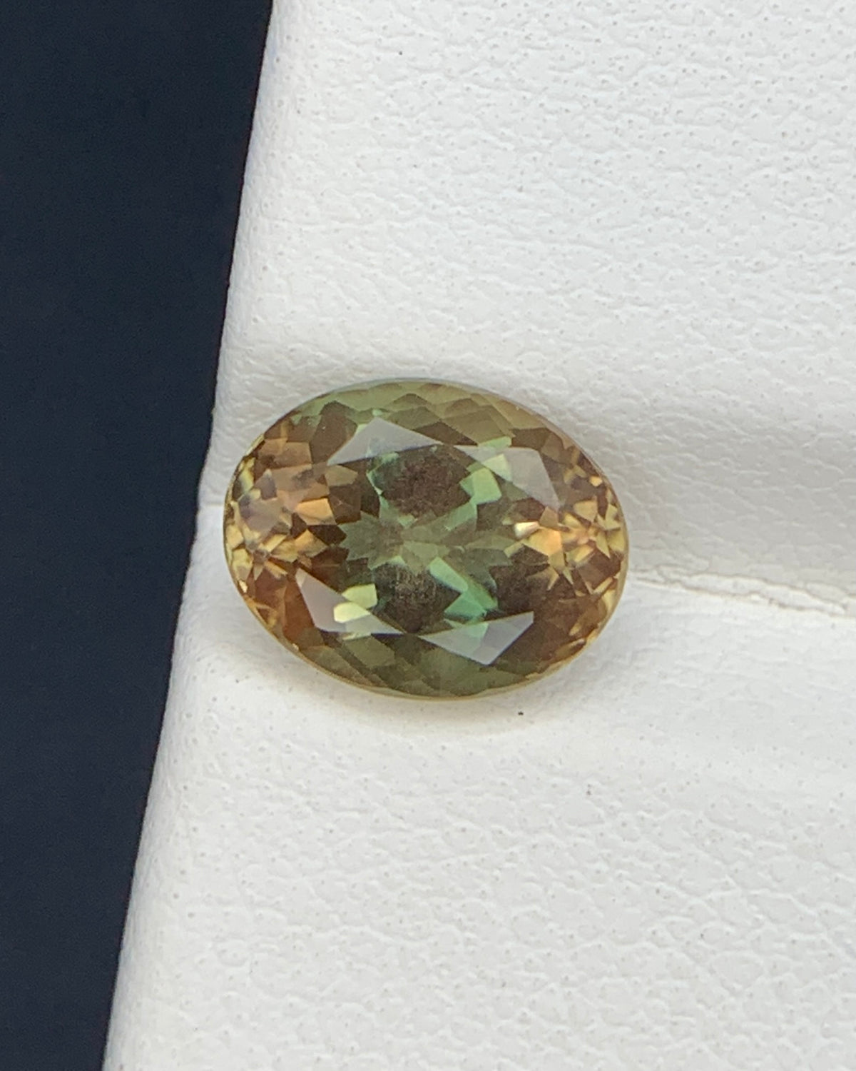 Natural Bi Color Oregon Sunstone 1.91 Carat 9x7 MM Oval Shape Faceted Gemstone