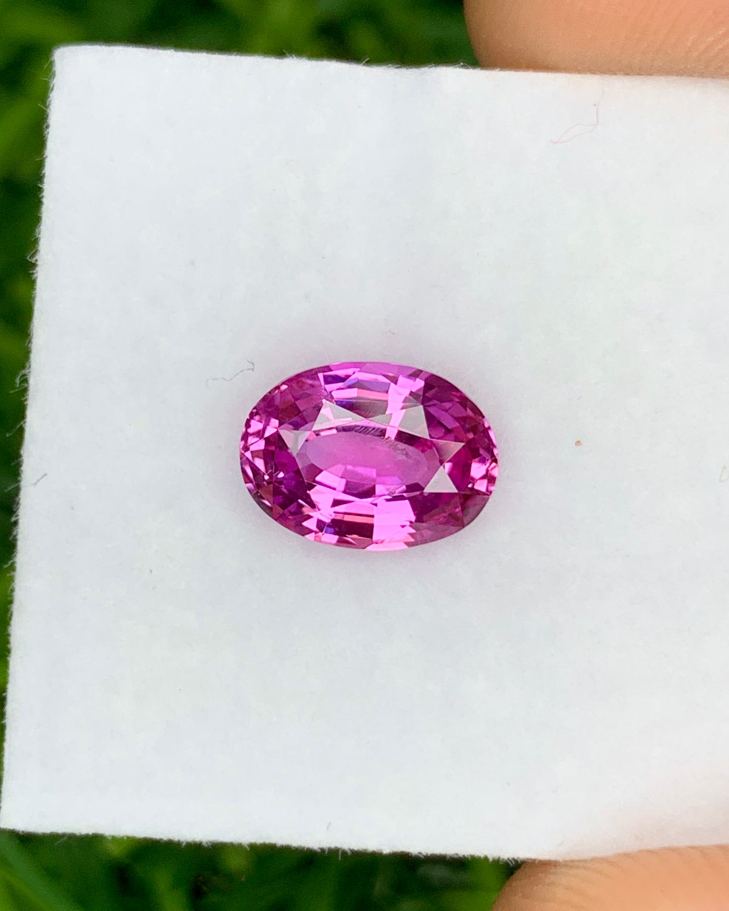 Natural Pink Sapphire 1.90 Carat 8.4x6.2 MM Oval Shape Faceted Gemstone