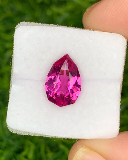 Natural Pink Tourmaline 2.00 Carat 11.3x7.2 MM Fancy Shape Faceted Gemstone