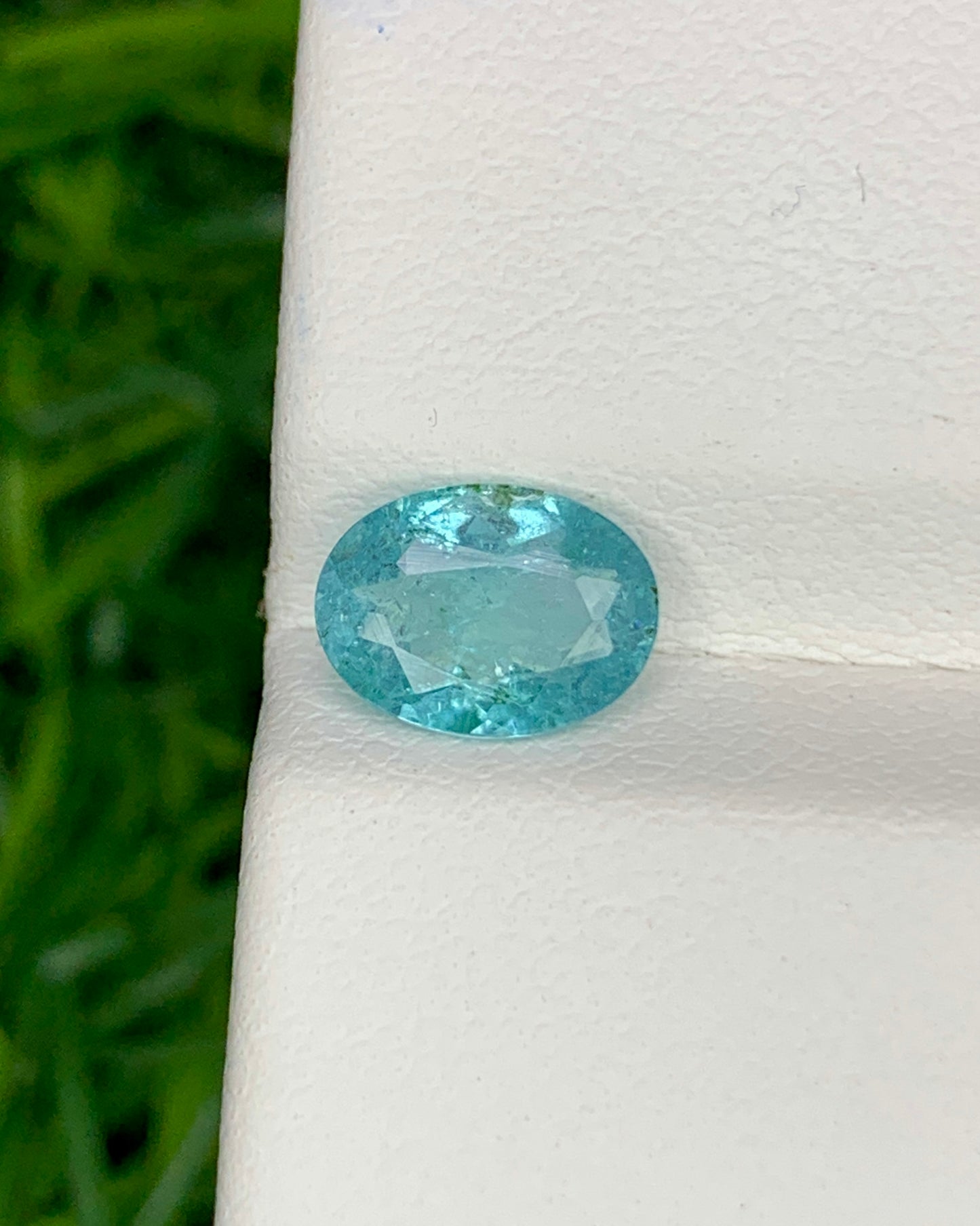 Natural Blue Tourmaline 0.95 Carat 7.8x5.8 MM Oval Shape Faceted Gemstone