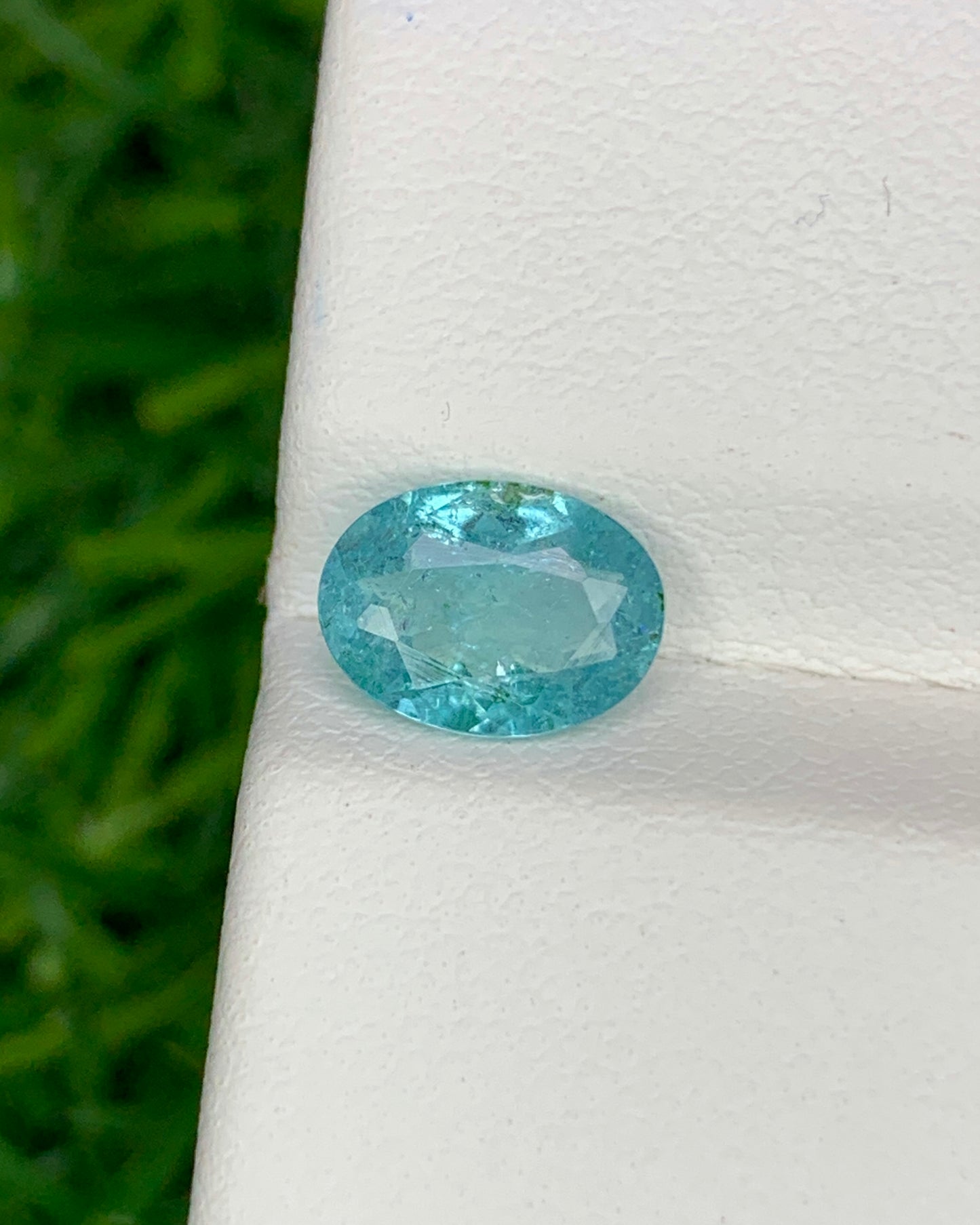 Natural Blue Tourmaline 0.95 Carat 7.8x5.8 MM Oval Shape Faceted Gemstone