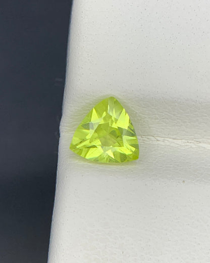 Natural Chrysoberyl 0.81 Carat 6x6x3.3 MM Trillion Shape Faceted Gemstone