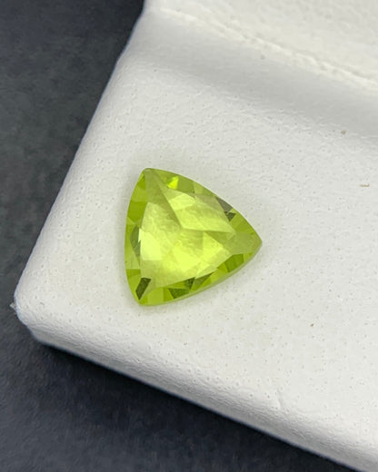 Natural Chrysoberyl 0.81 Carat 6x6x3.3 MM Trillion Shape Faceted Gemstone