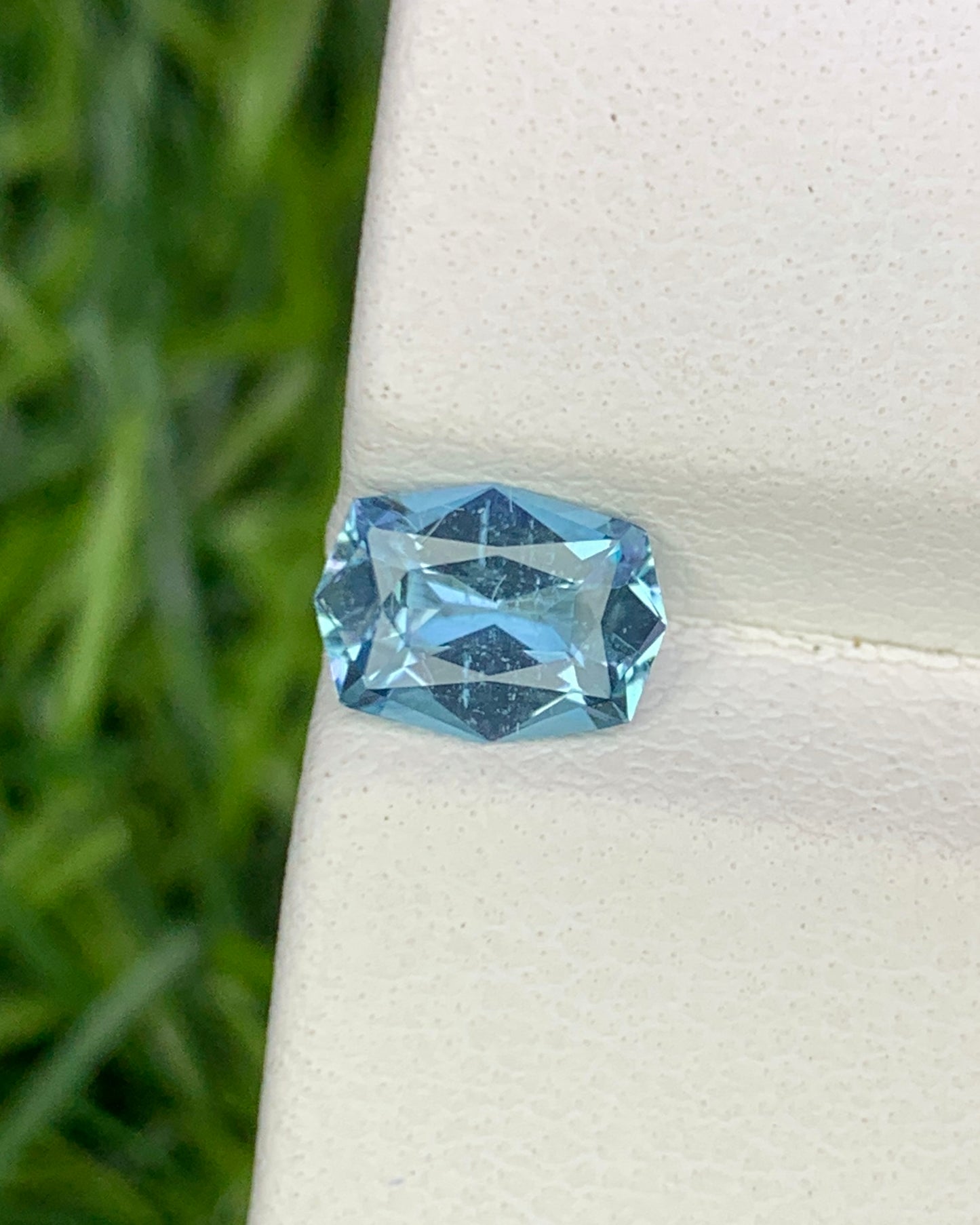Natural Santa Maria Aquamarine 0.76 Carat 7.4x5.4 MM Fancy Shape Faceted Gemstone