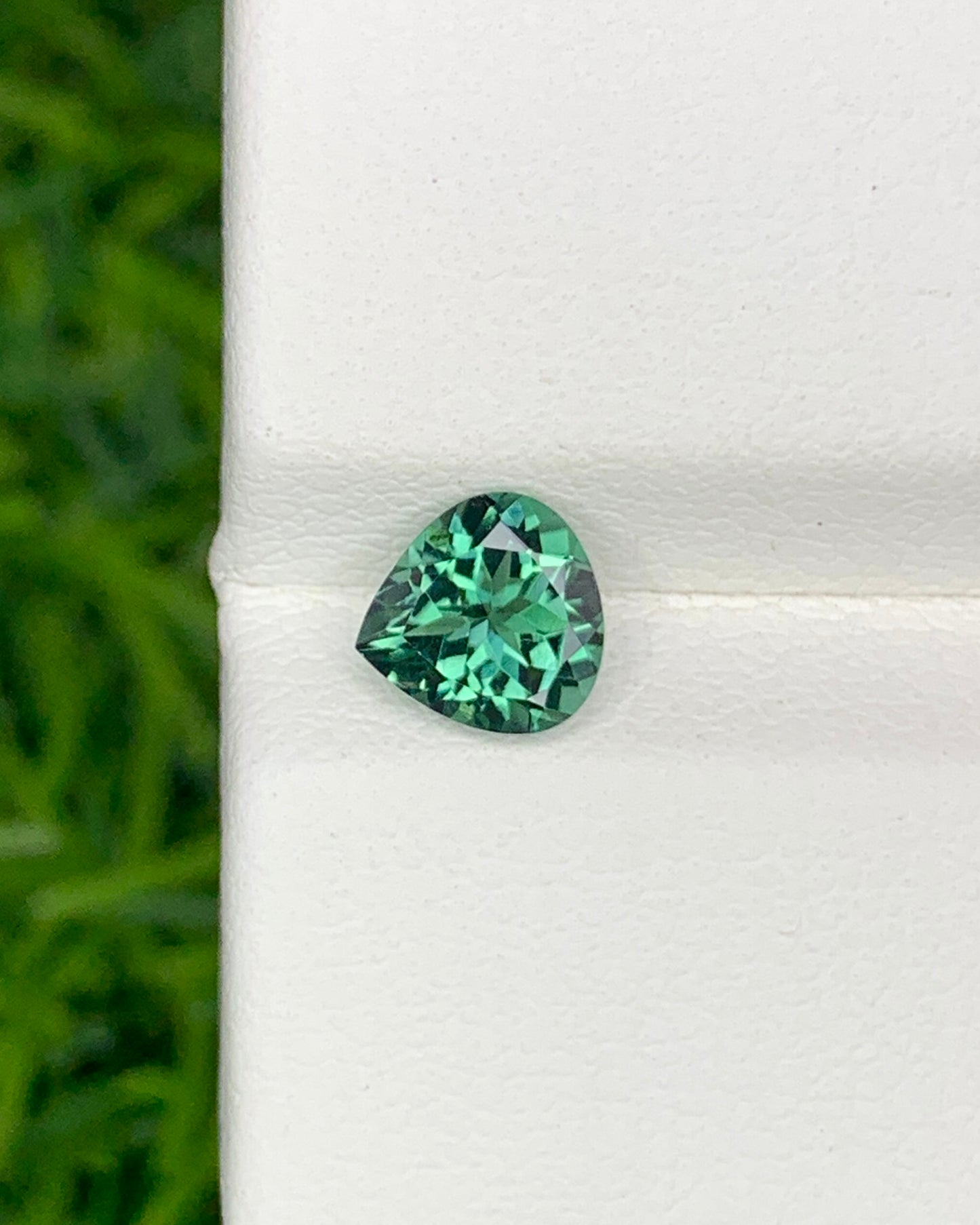 Natural Indicolite Tourmaline 0.79 Carat 6.2x6 MM Heart Shape Faceted Gemstone