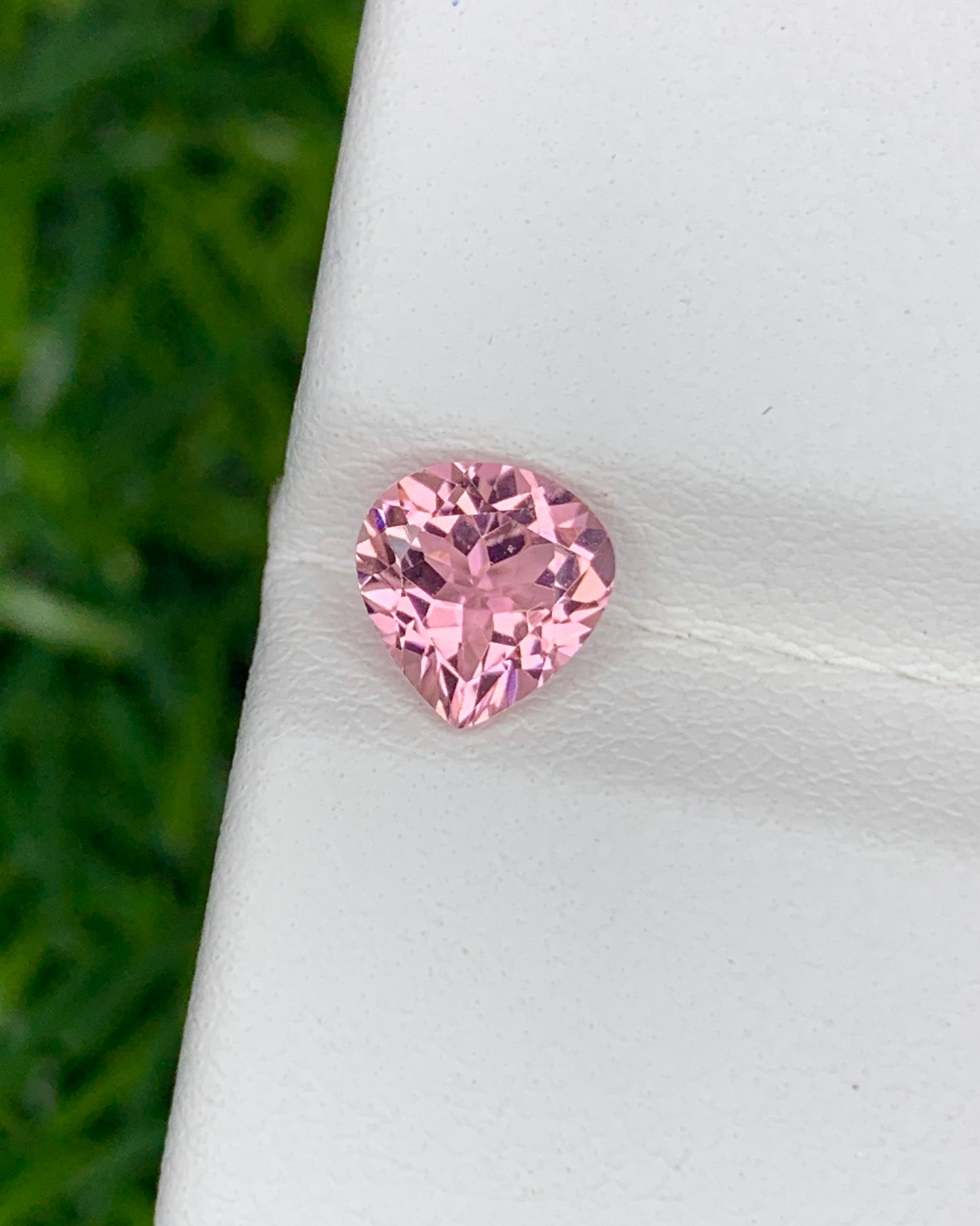 Natural Pink Tourmaline 0.82 Carat 6x6 MM Heart Shape Faceted Gemstone