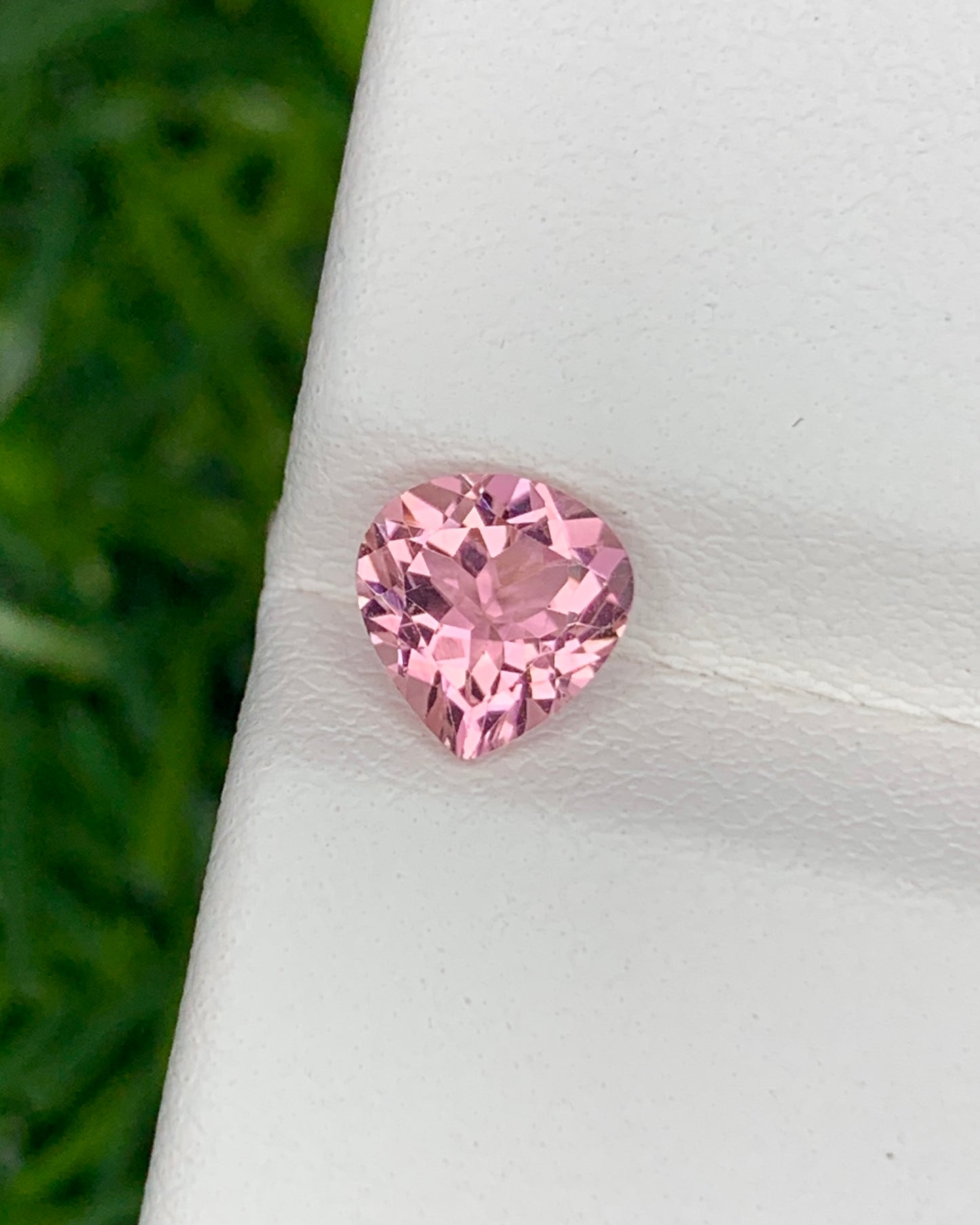 Natural Pink Tourmaline 0.82 Carat 6x6 MM Heart Shape Faceted Gemstone