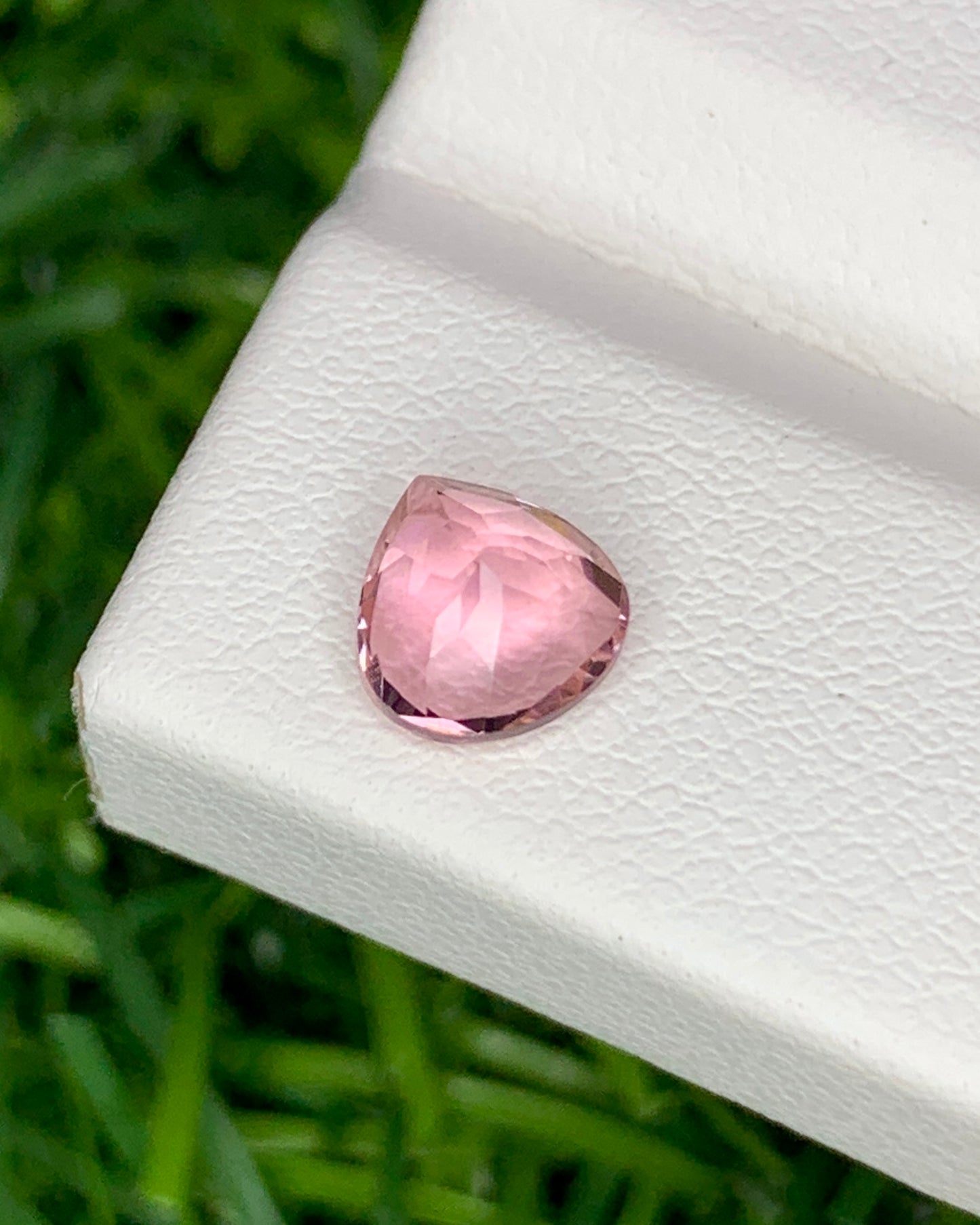 Natural Pink Tourmaline 0.82 Carat 6x6 MM Heart Shape Faceted Gemstone