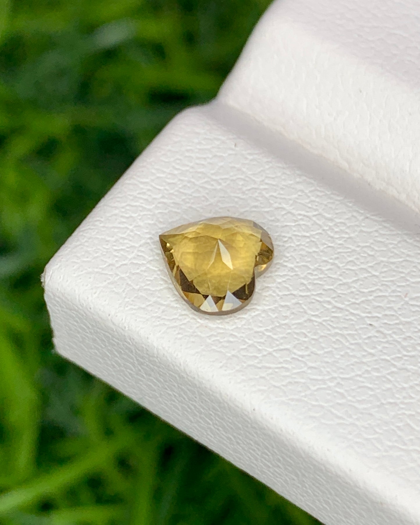 Natural Chrysoberyl 0.69 Carat 5.9x5.8 MM Heart Shape Faceted Gemstone