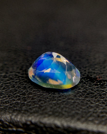 Natural Multi Fire Rainbow Moonstone 1.40 Carat 8.1x6.2 MM Oval Shape Faceted Gemstone from Madagascar