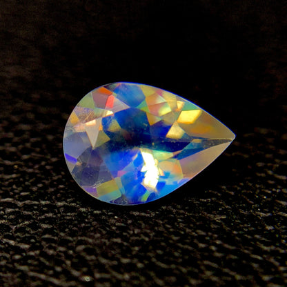 Natural Rainbow Moonstone 0.60 Carat 7x5 MM Pear Shape Faceted Gemstone