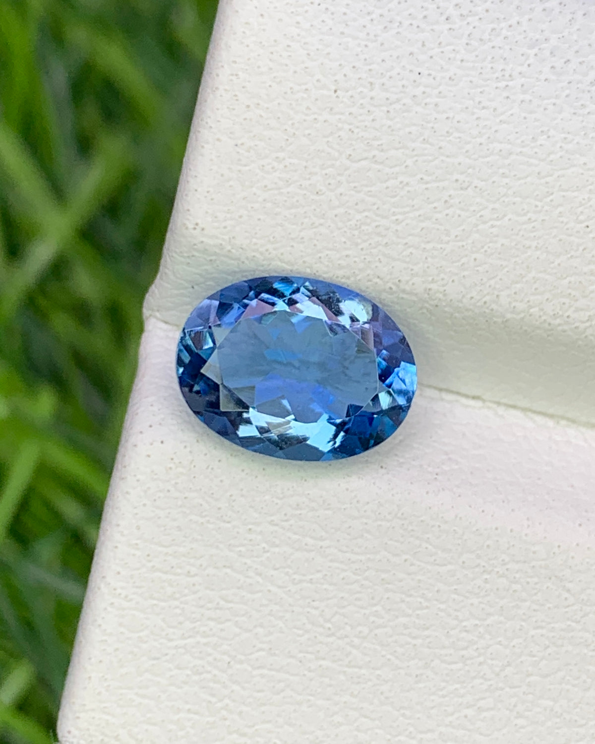 Natural Santa Maria Aquamarine 1.59 Carat 9x7 MM Oval Shape Faceted Gemstone