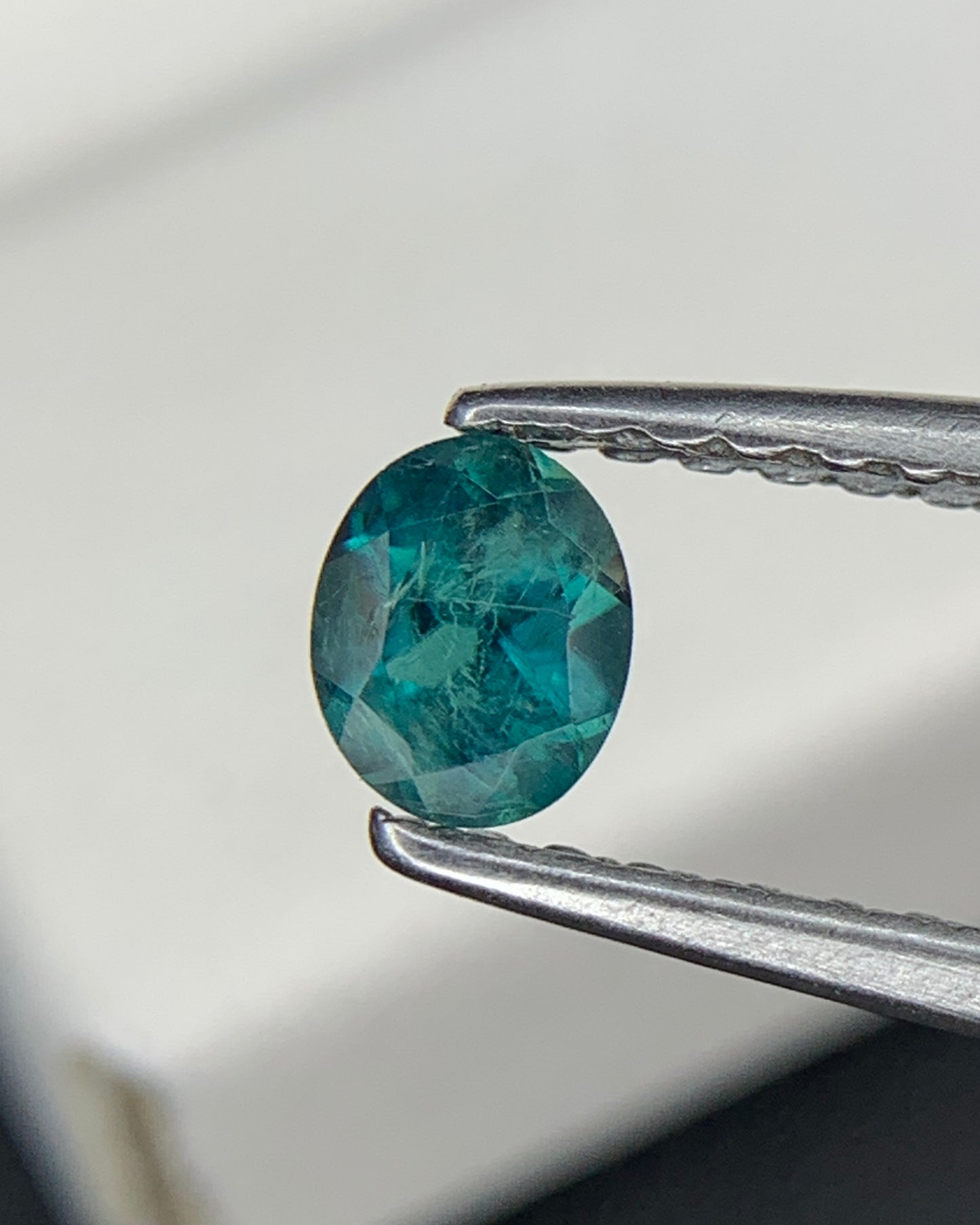 Natural Rare Grandidierite 0.19 Carat 4.1x3.4 MM Oval Shape Faceted Gemstone 