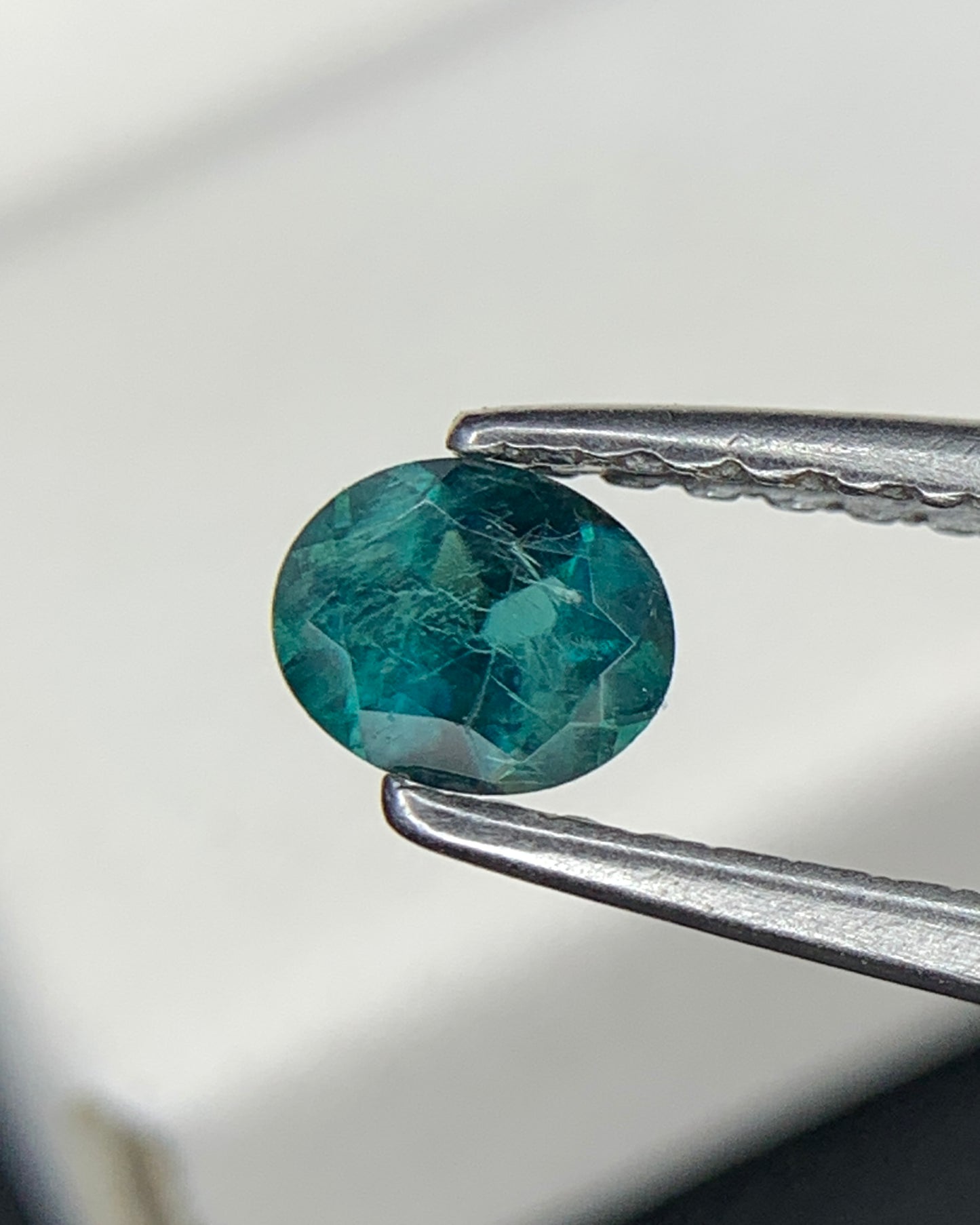 Natural Rare Grandidierite 0.19 Carat 4.1x3.4 MM Oval Shape Faceted Gemstone 