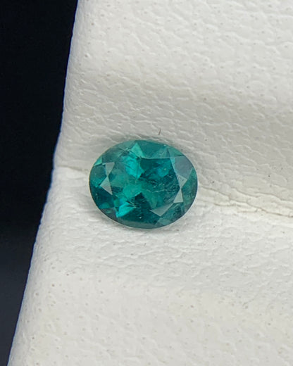 Natural Rare Grandidierite 0.19 Carat 4.1x3.4 MM Oval Shape Faceted Gemstone 