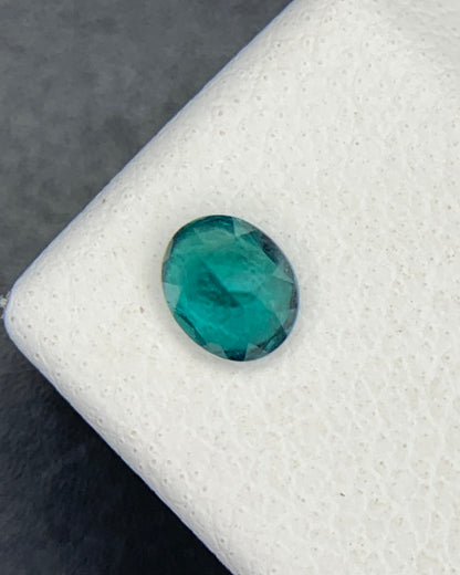 Natural Rare Grandidierite 0.19 Carat 4.1x3.4 MM Oval Shape Faceted Gemstone 