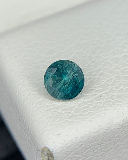 Natural Rare Grandidierite 0.10 Carat 3.3x3.3 MM Round Shape Faceted Gemstone